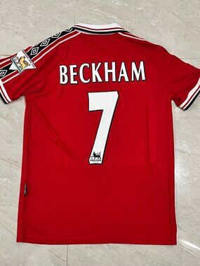 Manchester United 98/99 Home - Beckham #7 US SIZE LARGE
